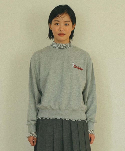 Свитшот CASPER X PLAC Melange Gray