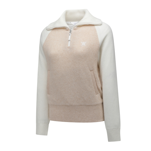 WOMEN WIND BLOCK HALF на молнии SWEATER_LE
