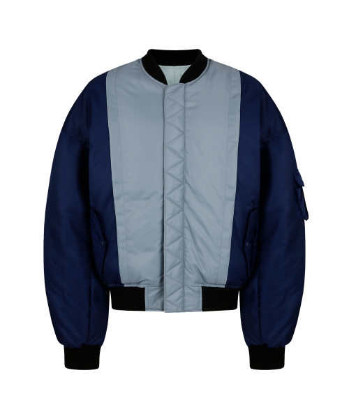 двусторонний MA1 DOWN BOMBER_PURPLE&NAVY