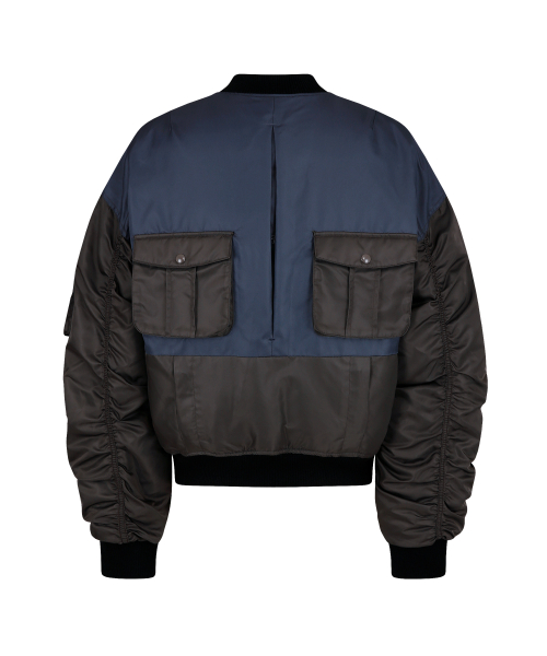 двусторонний MA1 DOWN BOMBER_BROWN&BLACK