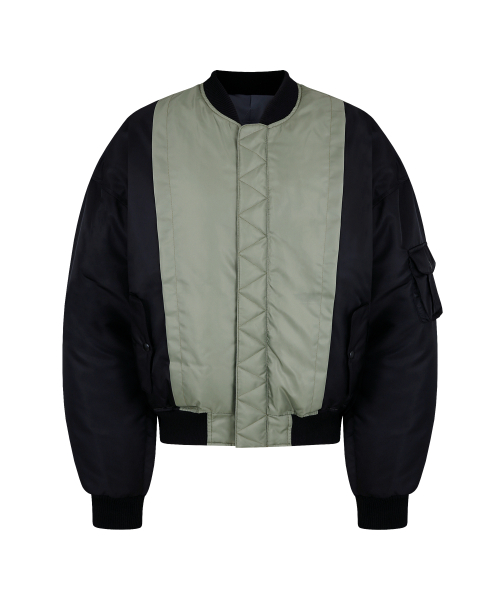 двусторонний MA1 DOWN BOMBER_BROWN&BLACK