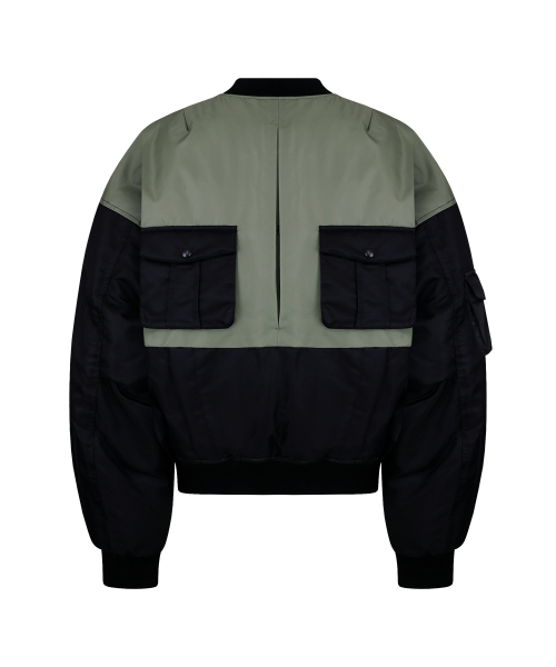 двусторонний MA1 DOWN BOMBER_BROWN&BLACK