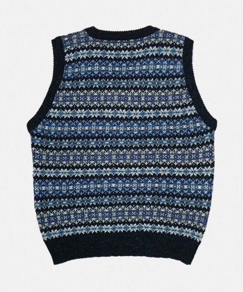 Жилет Country Fair Isle - Charcoal