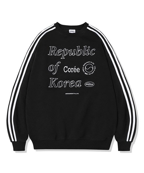 Свитшот с принтом Republic [Black]
