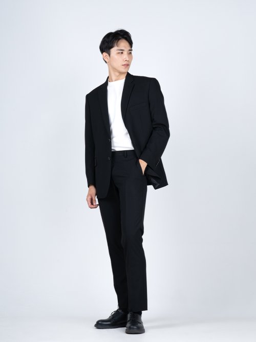 Базовый однобортный блейзер Black