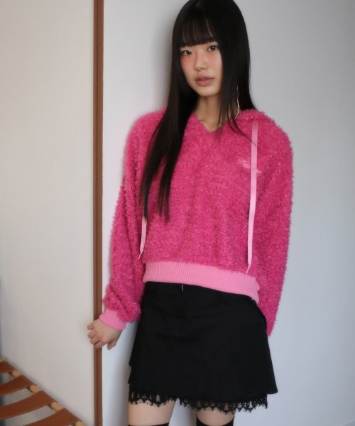 Пушистое худи Fluffy Cloud, Pink