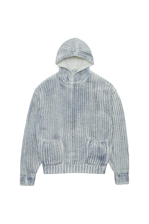Brushed Two-Tone Overfit Hood_Dark тёмно-синий