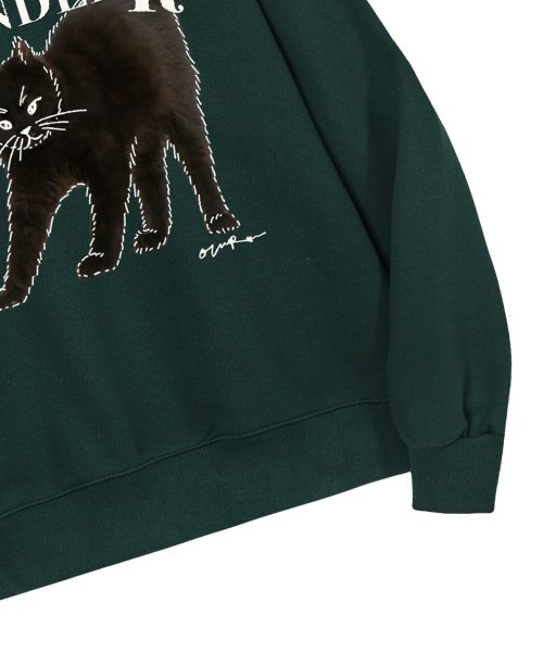 Унисекс свитшот Kitty Cat [Green]