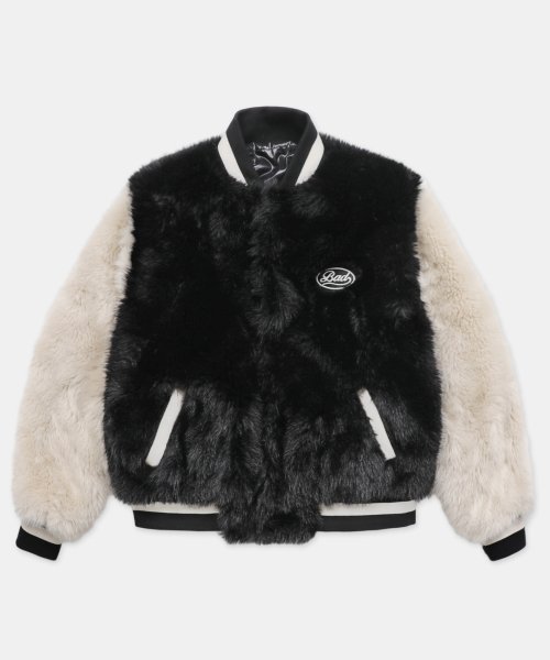 Ugg halie faux outlet fur varsity jacket