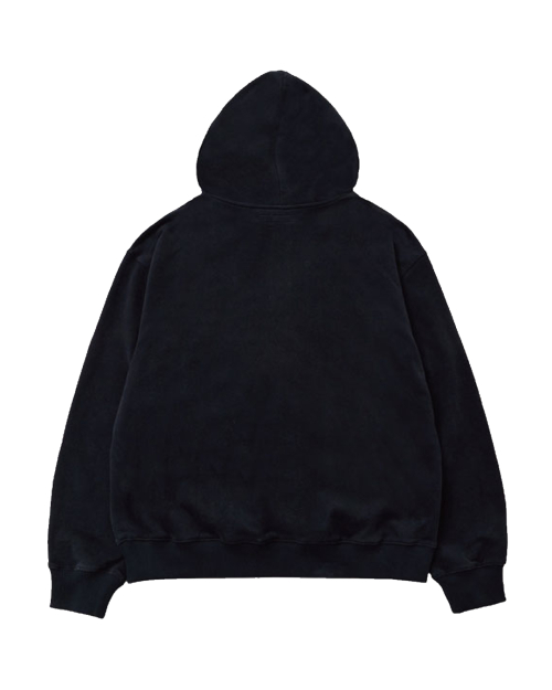 TV HEART LOGO HOODY (BLACK)