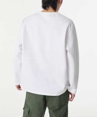MUSINSA STANDARD MUSINSA STANDARD ヘビーポンテ リラックス クルーネック 長袖 Tシャツ 画像 2