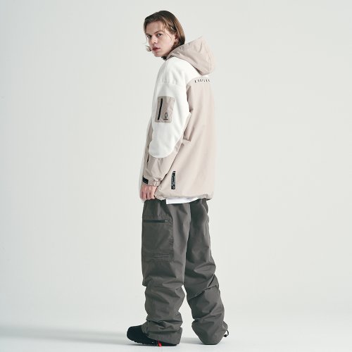 TF FLEECE ANORAK (IVORY)