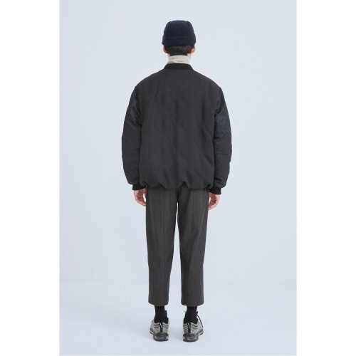 Patchwork Bomber Sleeve Jumper_RKUAW23616BKX