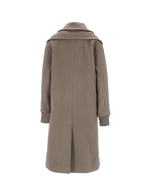 CASHMERE BLENDED DUFFLE LONG пальто BEIGE