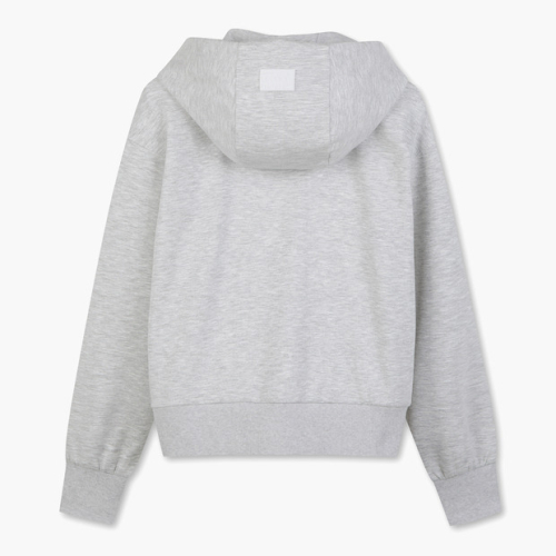 Женская худи на молнии Double Tension Grey (QP122OFT11)