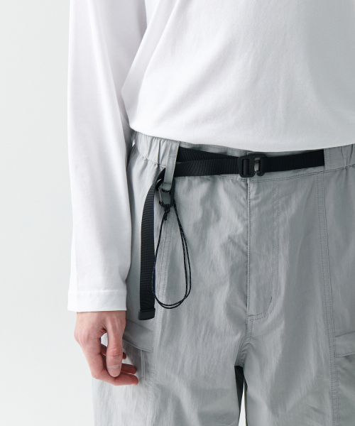 Шорты CN belted utility shorts [Light Gray]