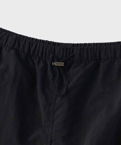 Womens Nylon Parachute Skirt [Black] thumbnail 4