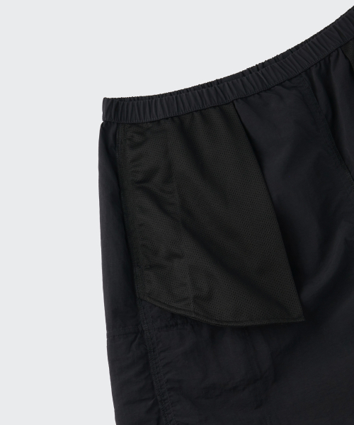 Womens Nylon Parachute Skirt [Black] thumbnail 9