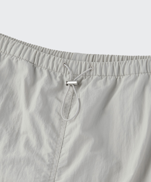 Womens Nylon Parachute Skirt [Ash Gray] thumbnail 4