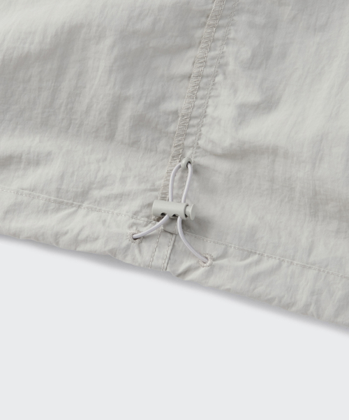 Womens Nylon Parachute Skirt [Ash Gray] thumbnail 5