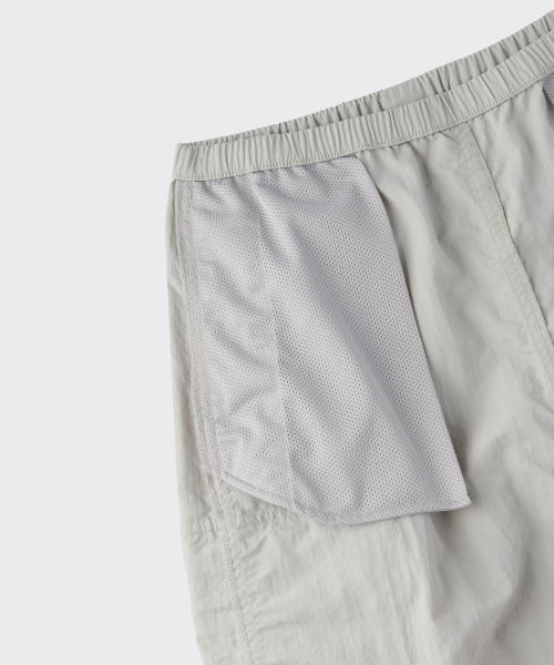 Womens Nylon Parachute Skirt [Ash Gray] thumbnail 9