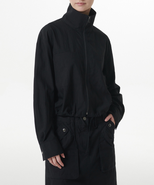 Женская куртка на молнии RN с высоким горлом [Black]