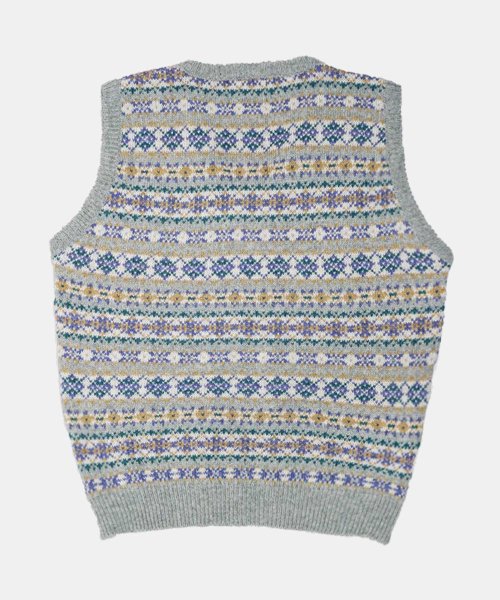 Жилет Country Fair Isle - Pussy Willow