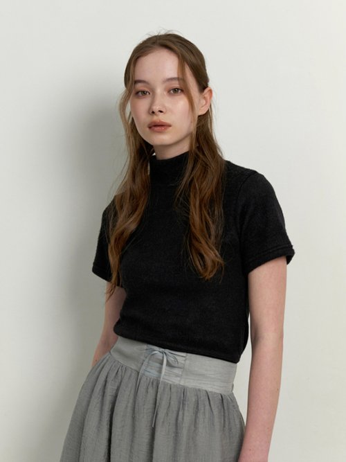 warmer turtleneck топ - black