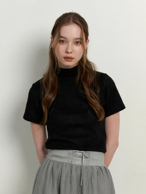 warmer turtleneck топ - black
