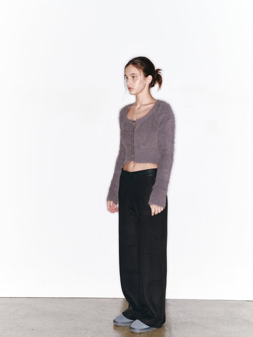 Брюки в рубчик (BLACK)
