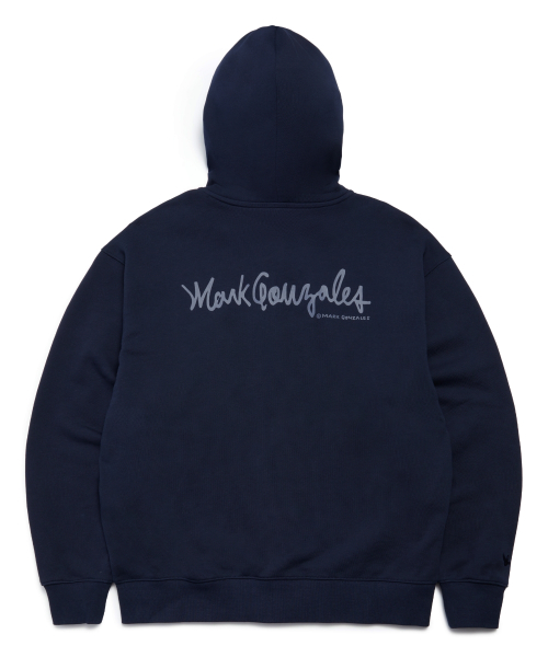 SIGN LOGO WAPPEN OG SWEAT ZIP-UP худи - NAVY