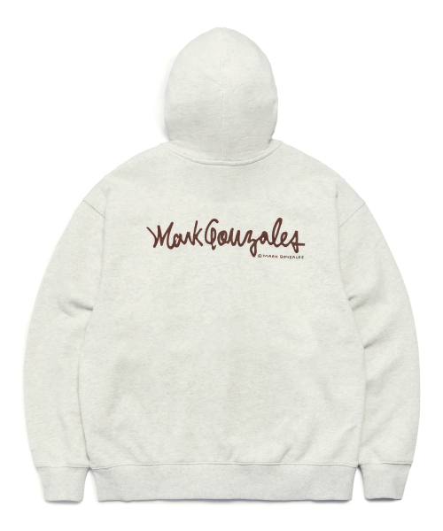 SIGN LOGO WAPPEN OG SWEAT ZIP-UP худи - OATMEAL