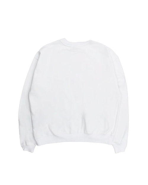 HEART SPRAY PRINTED SWEATSHIRTS (WHITE)