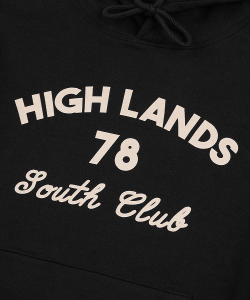 Худи с начесом South Club Logo - Black