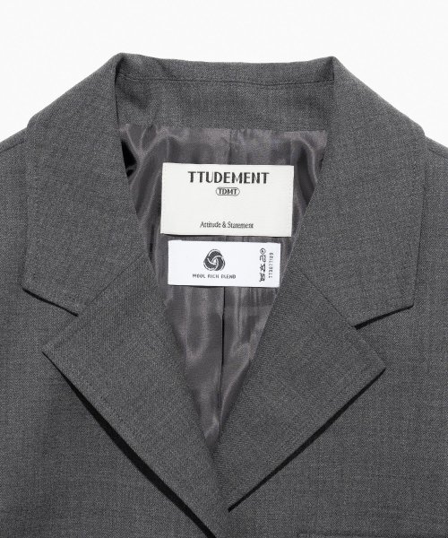 VINTAGE WOOL куртка CHARCOAL