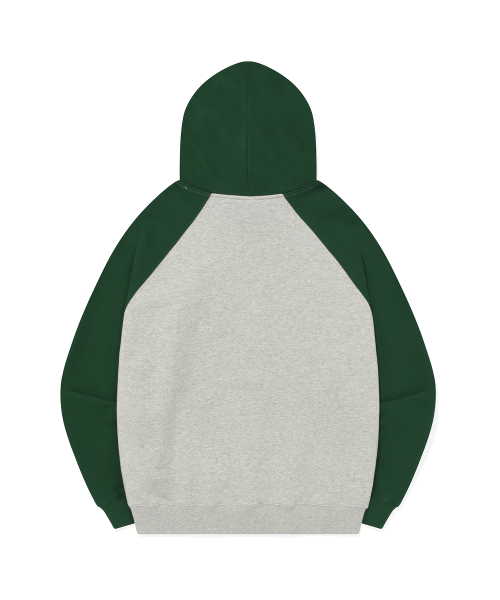 Реглан-худи Basketball Shoot - Grey/Dark Green