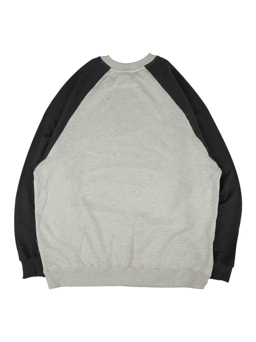 OVERFIT NNTA RAGLAN SWEATSHIRTS (darkgrey)