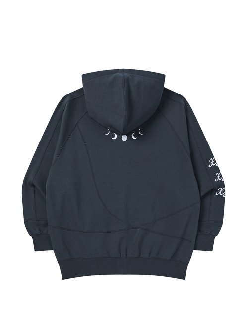 NYX FLOW HOOD ZIP-UP CHARCOAL