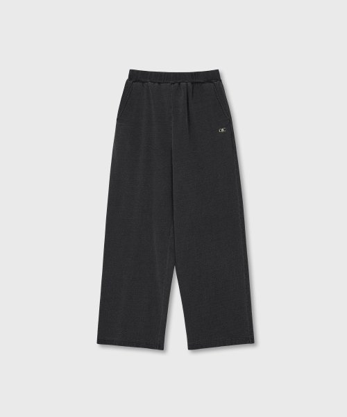 Широкие спортивные брюки из винтажного денима Denim Black