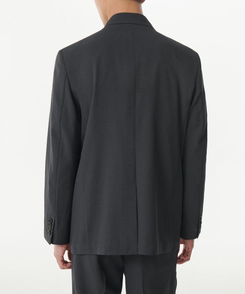 Cool Touch Relaxed Basic Blazer [Gray] thumbnail 3
