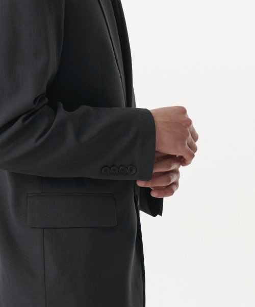 Cool Touch Relaxed Basic Blazer [Gray] thumbnail 5
