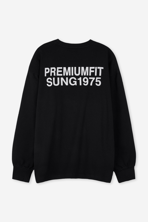 MUSINSA | SUNG1975 Loose Comfort Long Sleeve [Black] / 3 SIZE