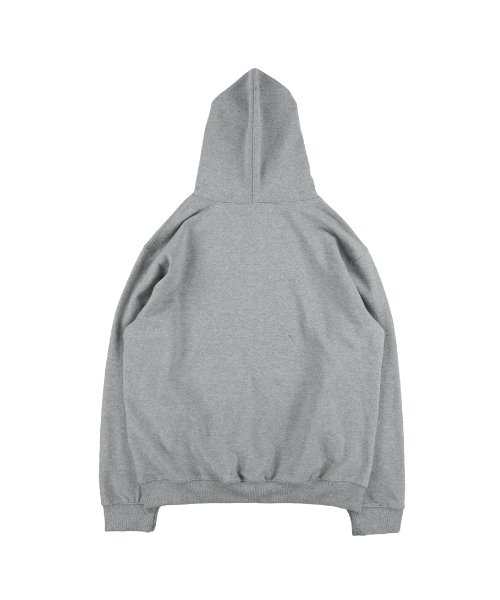 TCM web hooded zip-up (grey)