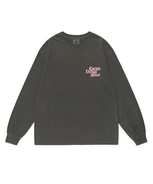 PIGMENT SELLER LOGO LS футболка CHARCOAL(CV2ESUT552A)