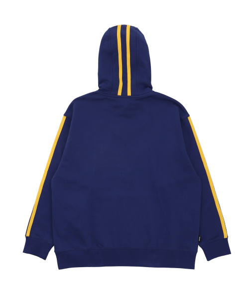 TRACK LOGO SWEAT HOODIE [DEEP BLUE]