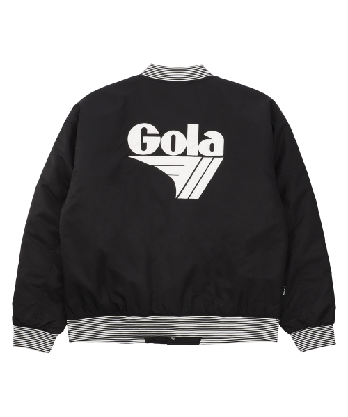 LOGO PATCH STADIUM JACKET [BLACK]