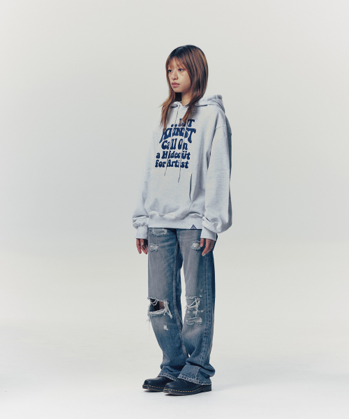 HIDEOUT HOODIE_светлый GREY(IK2ESMM403A)