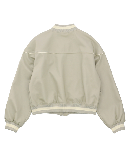 кожа пойнт куртка [LIGHT KHAKI]