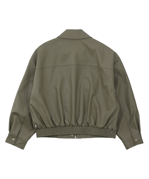 стандард кожа джампер [KHAKI]