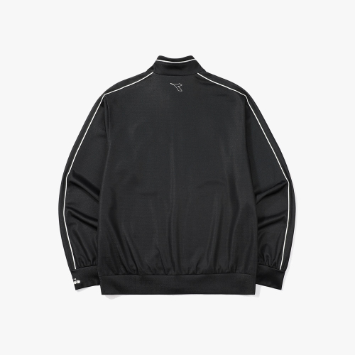 крэк жакард трэйнинг куртка BLACK